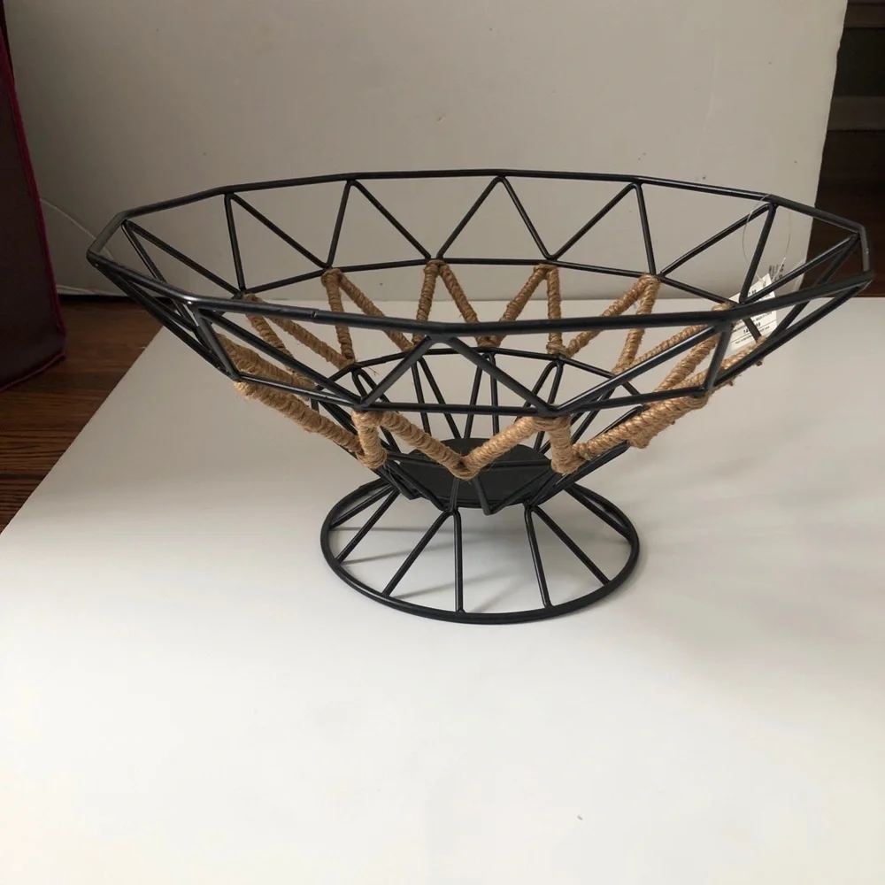 Wire basket home decor